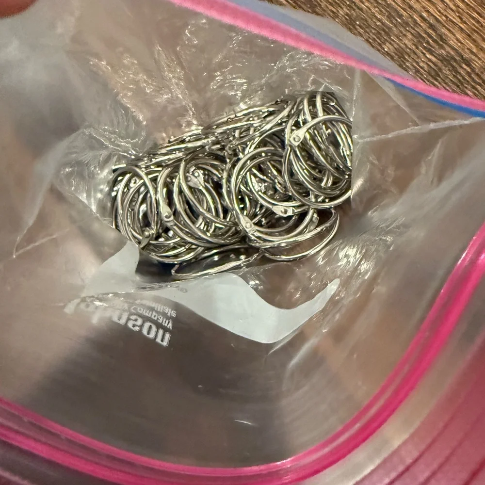 AMAZING 50 1” AVERY BINDER RINGS - USE FOR SO MANY DIFFERENT PURPOSES